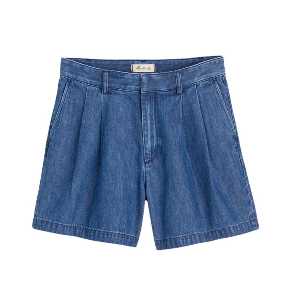 Madewell The Harlow Superwide Jean Short size 26 NWT cotton coastal grandma